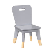B2024GY-5P 5-Piece Pack Children Table and Chairs Set - B2024GY-5P