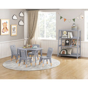 B2024GY-5P 5-Piece Pack Children Table and Chairs Set - B2024GY-5P