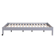 B2024GYLTF-1* (6) Twin/Full Loft Bunk Bed with Chest and Hidden Desk - B2024GYLTF-1*