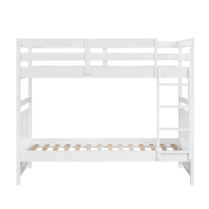 B2024WH-1* (3) Twin/Twin Bunk Bed - B2024WH-1*