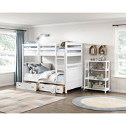 B2024WH-16S3 Bookcase, 3 Fixed Shelves - B2024WH-16S3