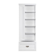 B2024WH-17SW Swivel Bookcase - B2024WH-17SW