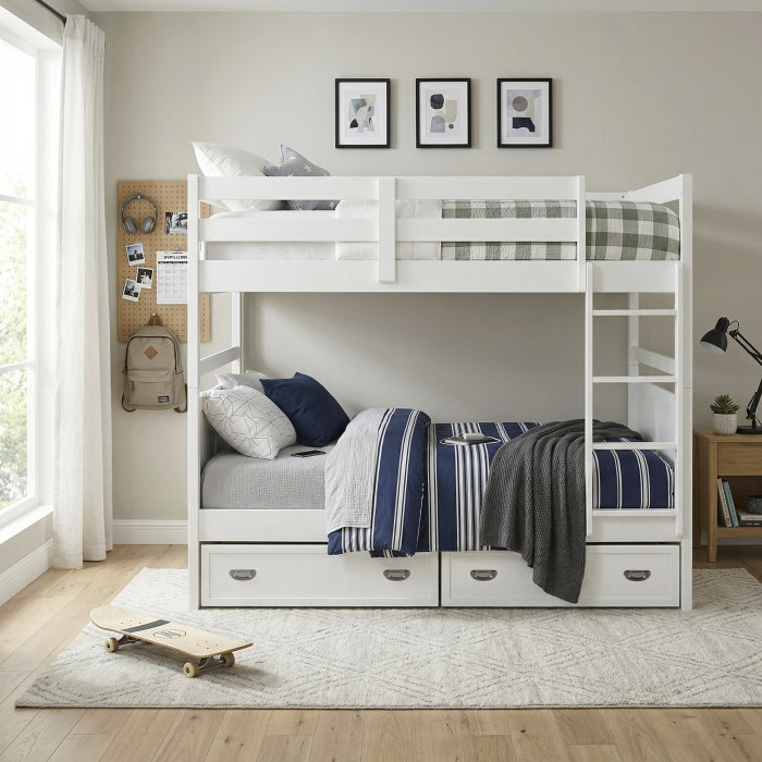 B2024WHFF-1* (3) Full/Full Bunk Bed - B2024WHFF-1*