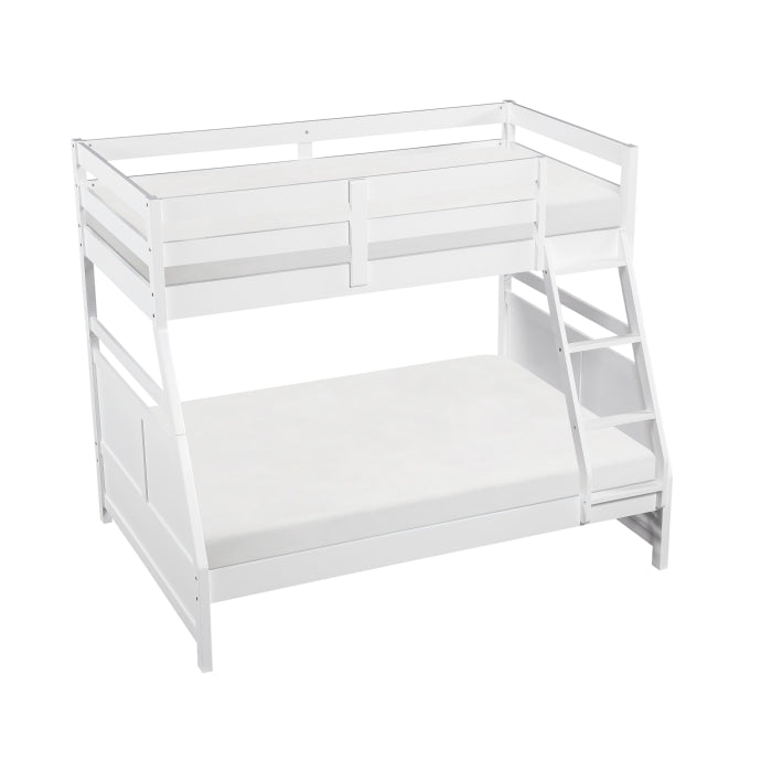 B2024WHTF-1* (3) Twin/Full Bunk Bed - B2024WHTF-1*