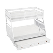 B2024WHTF-1* (3) Twin/Full Bunk Bed - B2024WHTF-1*