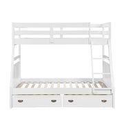 B2024WHTF-1* (3) Twin/Full Bunk Bed - B2024WHTF-1*