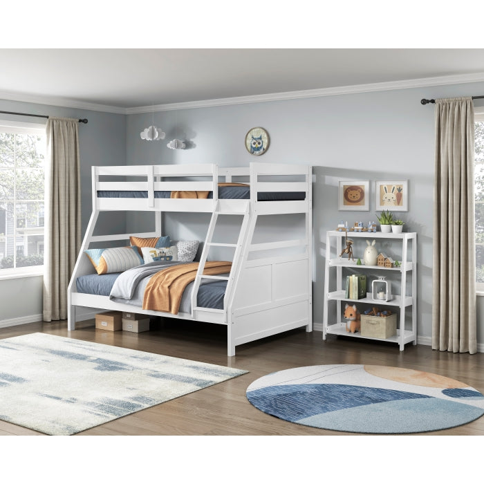 B2024WHTF-1* (3) Twin/Full Bunk Bed - B2024WHTF-1*