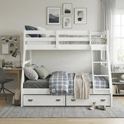 B2024WHTF-1* (3) Twin/Full Bunk Bed - B2024WHTF-1*