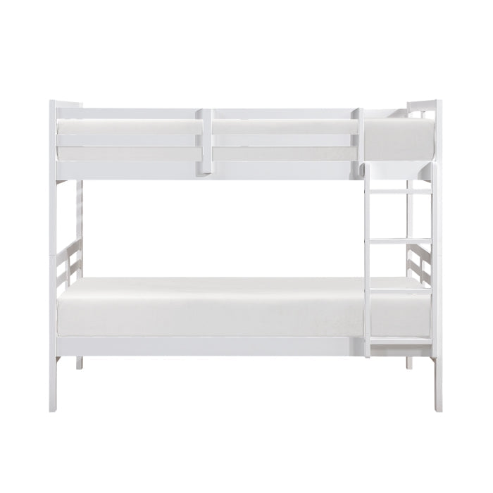 B2026WH-1* (3) Twin/Twin Bunk Bed - B2026WH-1*