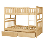B2043FF-1*T (4) Full/Full Bunk Bed with Storage Boxes - B2043FF-1*T