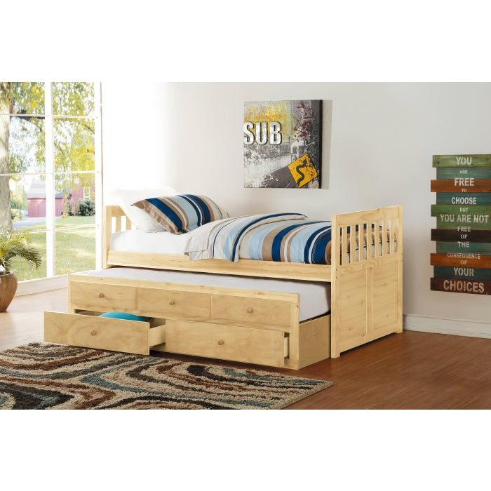 B2043PR-1* (2) Twin/Twin Trundle Bed - B2043PR-1*