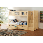 B2043SB-1*T (5) Twin/Twin Step Bunk Bed with Storage Boxes - B2043SB-1*T