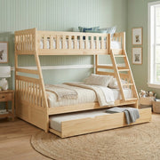 B2043TF-1*R (4) Twin/Full Bunk Bed with Twin Trundle - B2043TF-1*R