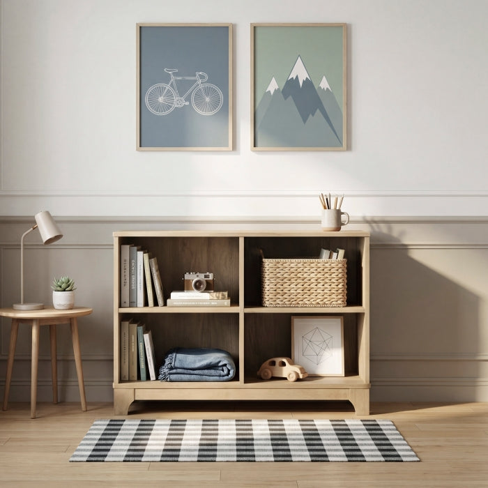B2048-BC4S Bookcase with 4 Shelves - B2048-BC4S