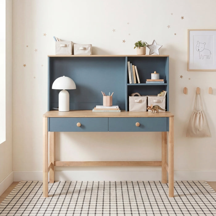 B2048BU-14* (2) Writing Desk with Hutch - B2048BU-14*