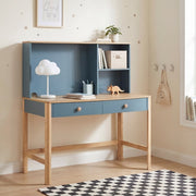 B2048BU-14* (2) Writing Desk with Hutch - B2048BU-14*