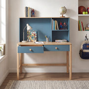 B2048BU-14* (2) Writing Desk with Hutch - B2048BU-14*