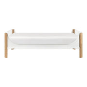 B2048WHT-1* (2) Twin Platform Bed - B2048WHT-1*