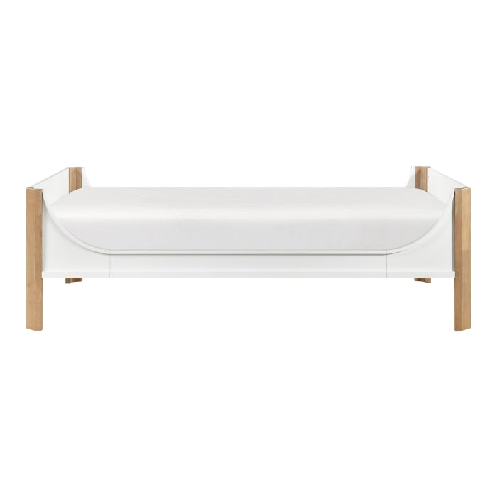 B2048WHT-1* (2) Twin Platform Bed - B2048WHT-1*