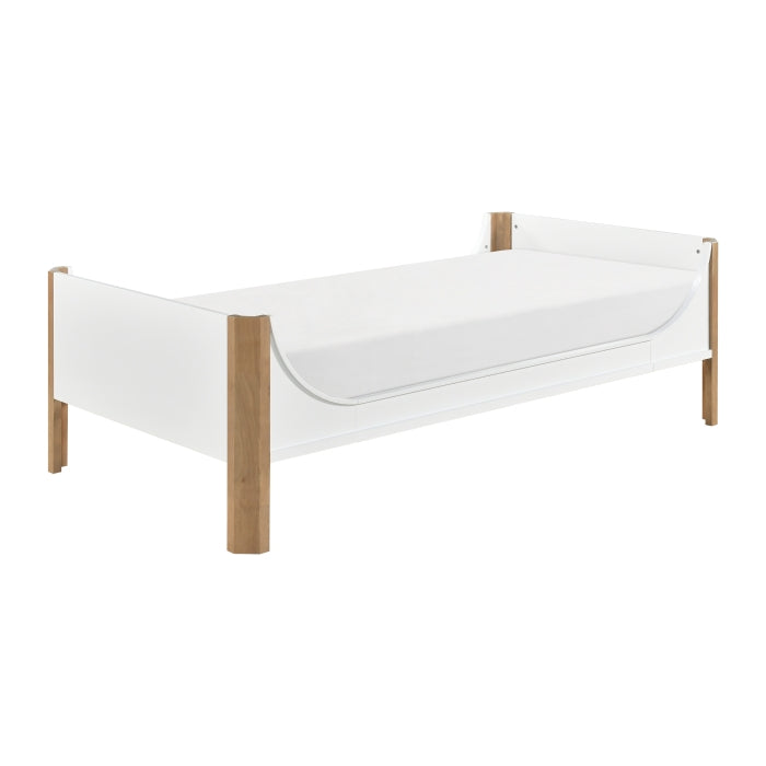 B2048WHT-1* (2) Twin Platform Bed - B2048WHT-1*