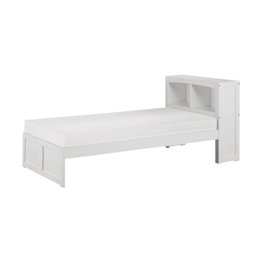 B2053BCW-1* (2) Twin Bookcase Platform Bed - B2053BCW-1*