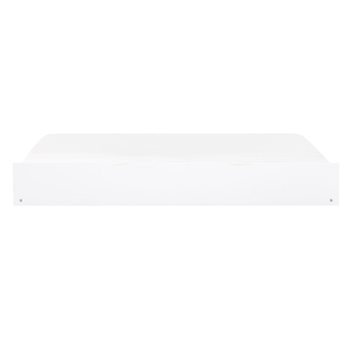 B2053BCW-1BCR* (4) Twin Bookcase Corner Platform Bed with Twin Trundle - B2053BCW-1BCR*