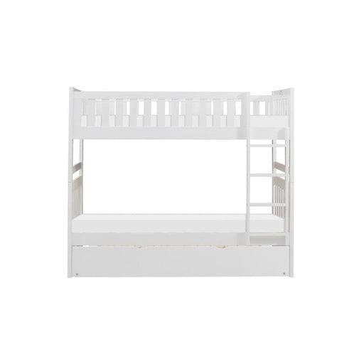 B2053W-1*R (4) Twin/Twin Bunk Bed with Twin Trundle - B2053W-1*R