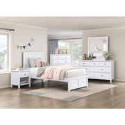 B2053W-4D1 1-Drawer Night Stand - B2053W-4D1