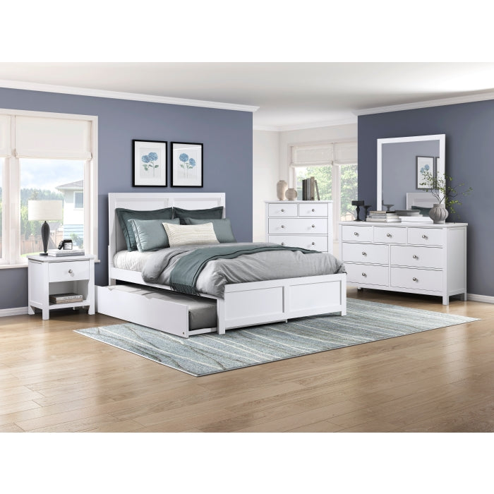 B2053W-4D1 1-Drawer Night Stand - B2053W-4D1