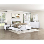 B2053W-4D1 1-Drawer Night Stand - B2053W-4D1