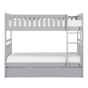 B2063-1*R (4) Twin/Twin Bunk Bed with Twin Trundle - B2063-1*R