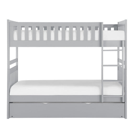 B2063-1*R (4) Twin/Twin Bunk Bed with Twin Trundle - B2063-1*R