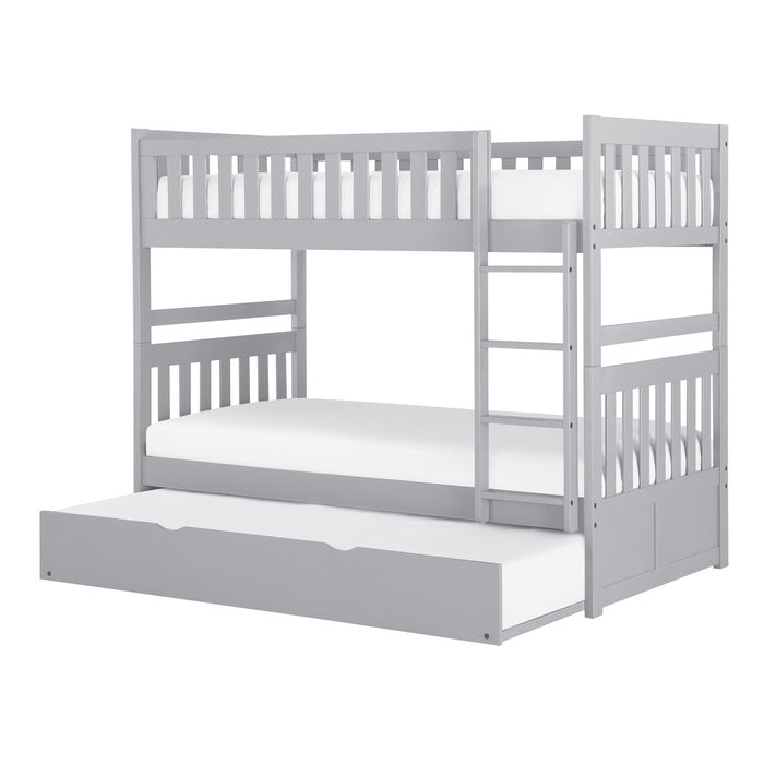B2063-1*R (4) Twin/Twin Bunk Bed with Twin Trundle - B2063-1*R