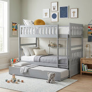 B2063-1*R (4) Twin/Twin Bunk Bed with Twin Trundle - B2063-1*R