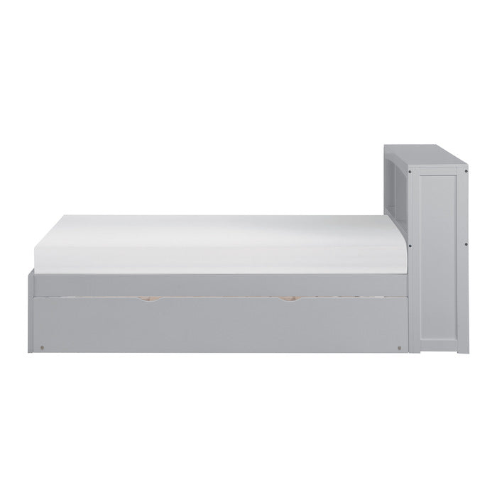 B2063BC-1R* (3) Twin Bookcase Platform Bed with Twin Trundle - B2063BC-1R*