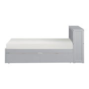 B2063BC-1T* (3) Twin Bookcase Platform Bed with Storage Boxes - B2063BC-1T*