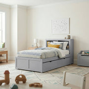 B2063BC-1T* (3) Twin Bookcase Platform Bed with Storage Boxes - B2063BC-1T*
