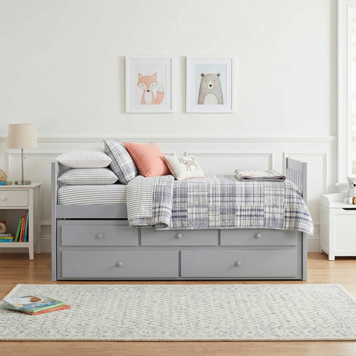 B2063PR-1* (2) Twin/Twin Trundle Bed - B2063PR-1*