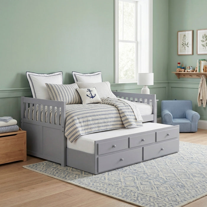 B2063PR-1* (2) Twin/Twin Trundle Bed - B2063PR-1*