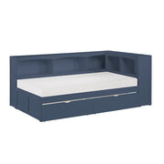 B2083BUBC-1BC* (3) Twin Bookcase Corner Platform Bed - B2083BUBC-1BC*