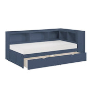 B2083BUBC-1BC* (3) Twin Bookcase Corner Platform Bed - B2083BUBC-1BC*