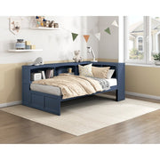 B2083BUBC-1BC* (3) Twin Bookcase Corner Platform Bed - B2083BUBC-1BC*