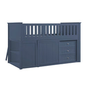 B2083BULL-1*BC2DR (6) Low Loft Bunk with Bookcase and 2 Dressers - B2083BULL-1*BC2DR