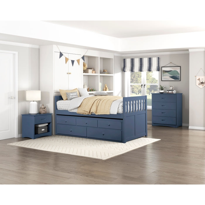 B2083BUPR-1* (2) Twin/Twin Trundle Bed - B2083BUPR-1*