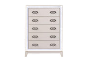 [B271-QDMCN] Santana - BDMCN (Queen) Queen, Wood, Cream With : LED Light Each - B271-QDMCN