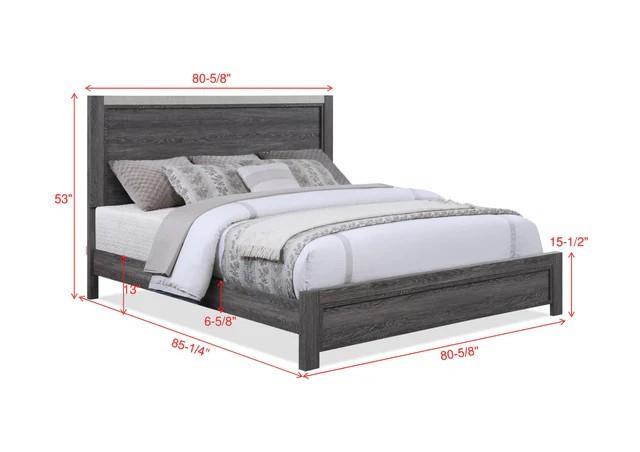B305 - Mara 3PC ( Twin Bed, Dresser, Mirror) - B305-Twin-3PC