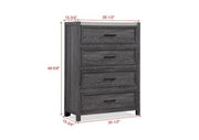 B305 - Mara 4PC ( Queen Bed, Dresser, Mirror, Nightstand) - B305-Queen-4PC