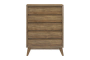 [B339-C] Ellison - Chest, Solid Rubber Wood, Plywood, Acacia Veneer, MDF, Brown Box: 1 of 1 Each - B339-C