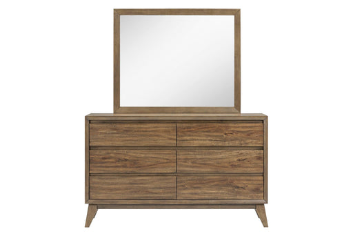 [B339-M] Ellison - Mirror, Solid Rubber Wood, Plywood, Brown Box: 1 of 1 Each - B339-M