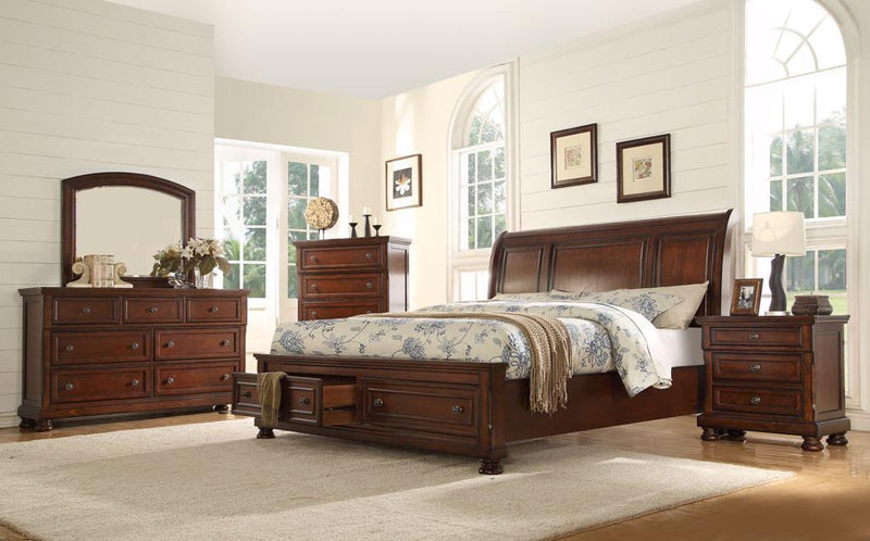 B420 - Carson Brown Carson King Storage Bed - B420-King Bed